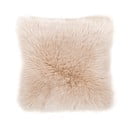 Smėlio spalvos "Tiseco Home Studio" avikailio pagalvė, 45 x 45 cm