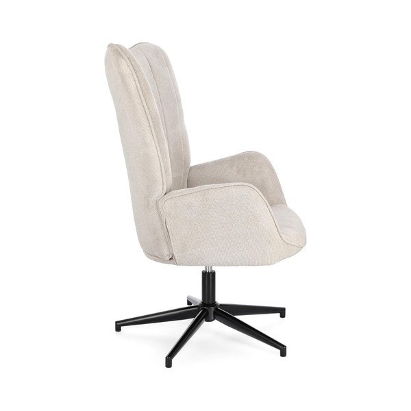 Smėlio spalvos pasukamas krėslas Inas – Bizzotto-image-3