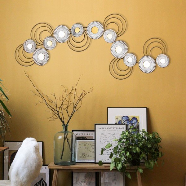 Metalinė sienų dekoracija 101x41 cm - Wallity-image-1