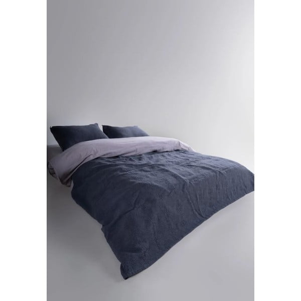 Tamsiai pilkos spalvos iš žakardo lovatiesės ir pagalvės užvalkalų rinkinys 180x240 cm Jacquard – Mila Home Luxury-image-4