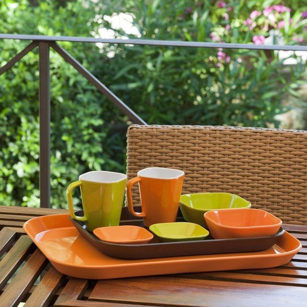 Padėklas "Siena" 46 cm, rudos spalvos-image-1