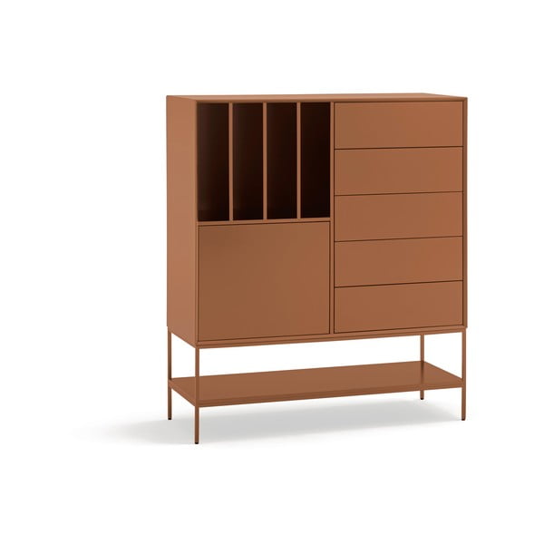 Spintelė raudonos plytų spalvos 120x140x45 cm Platt – Teulat-image-2