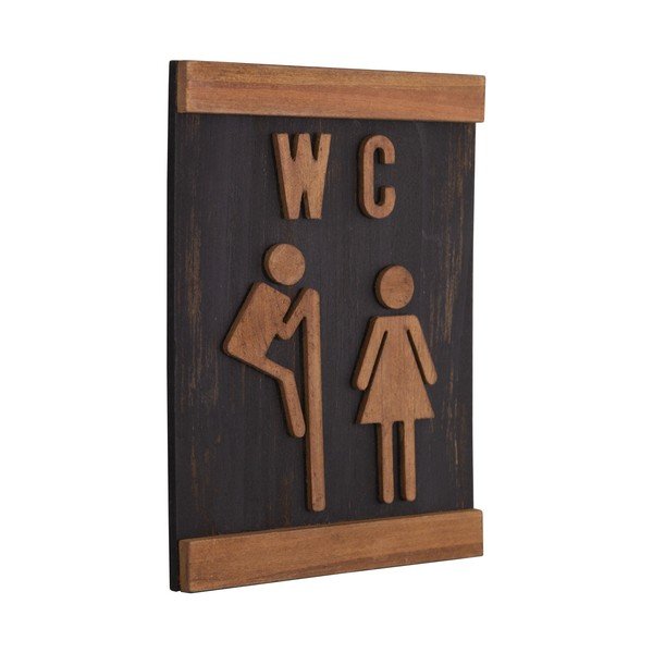 Ženklas 16x21 cm WC – Antic Line-image-1