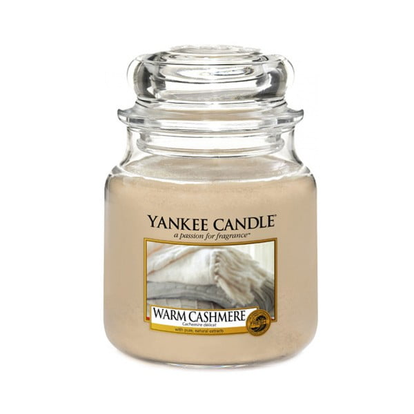 Kvapnioji žvakė Yankee Candle Warm Cashmere, degimo trukmė 65 - 90 valandų