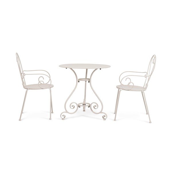 Iš plieno apvalios formos sodo šoninis staliukas ø 70 cm Etienne – Bizzotto-image-2