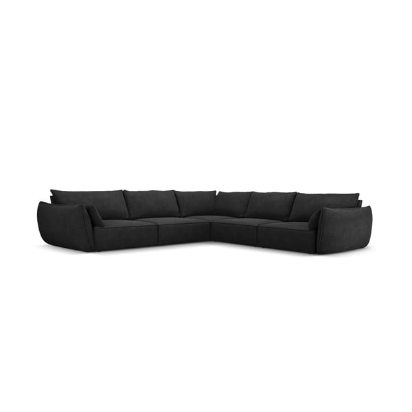 Tamsiai pilka kampinė sofa (kintama) Vanda - Mazzini Sofas-image-2
