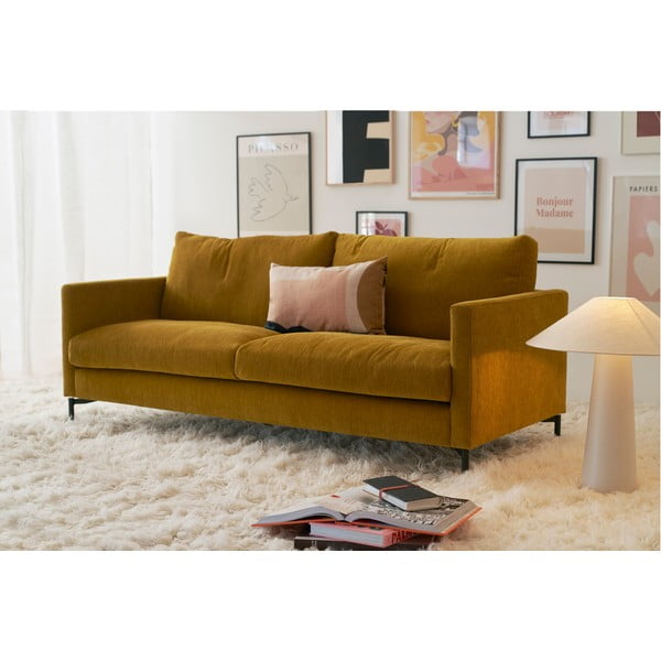 Geltonos spalvos sofa 196 cm Impulse – Sits-image-3
