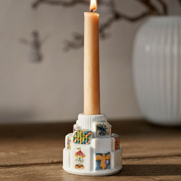 Iš keramikos žvakidė su Kalėdų motyvu Hammershøi Christmas Gifts – Kähler Design-image-1