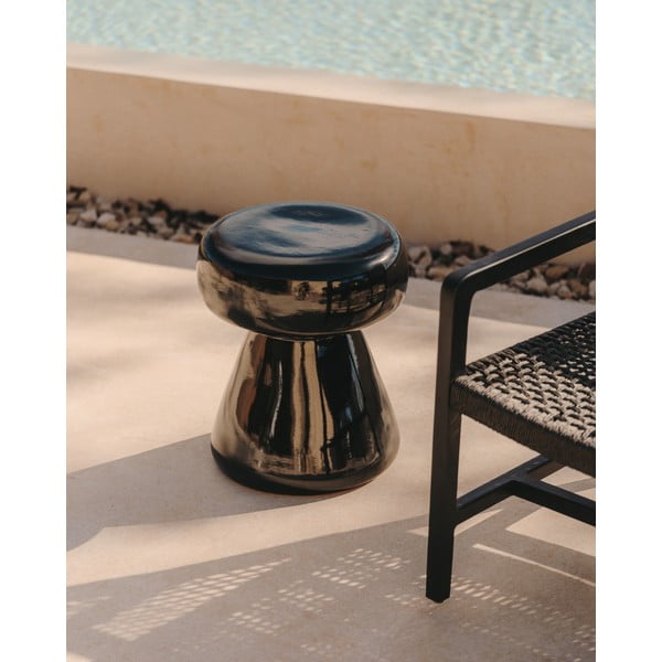 Apvalios formos šoninis stalas ø 38 cm Manya – Kave Home-image-1