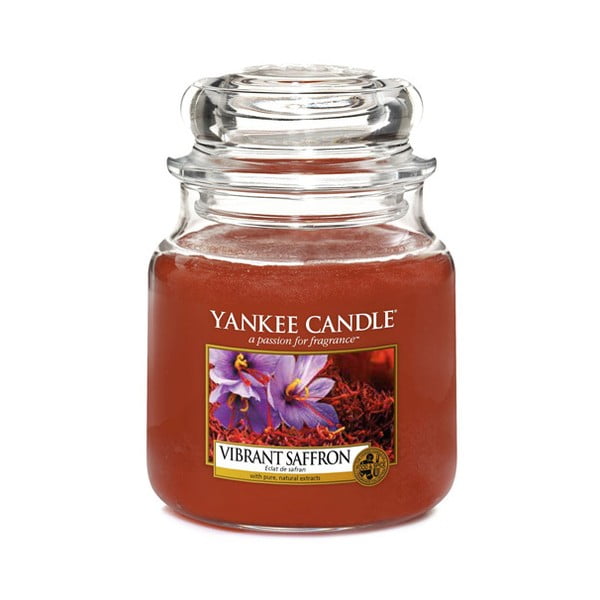 Kvapioji žvakė Yankee Candle Saffron, degimo trukmė 65 - 90 valandų