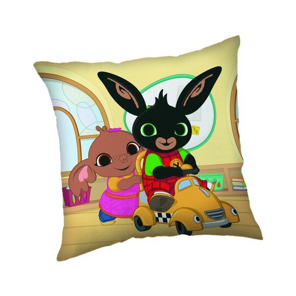 Vaikiška pagalvė 40x40 cm Králíček Bing Let´s Play – Jerry Fabrics