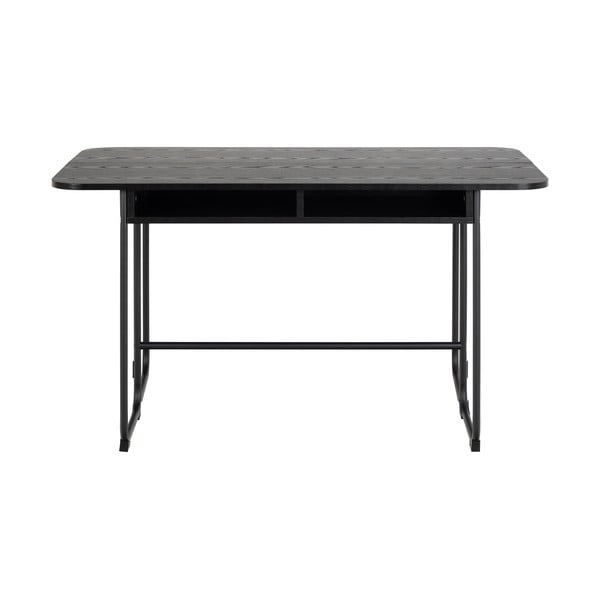Valgomojo stalas juodos spalvos 80x140 cm Darlington – Actona