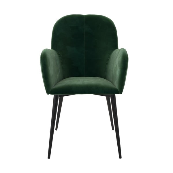 Žalios spalvos iš audinio valgomojo kėdė Fitz – Støraa-image-1