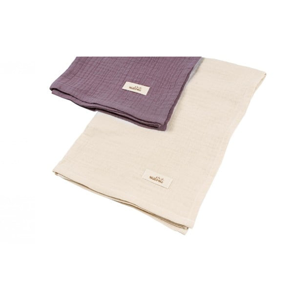 Iš muslino medžiaginės sauskelnės 2 vnt. Muslin – Malomi Kids-image-1
