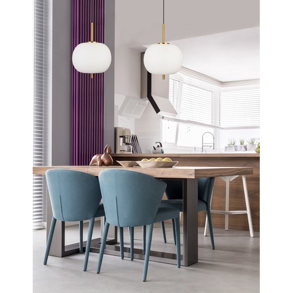 Baltos spalvos/žalvario spalvos iš stiklo kabantis šviestuvas ø 30 cm Lato – Nova Luce-image-3