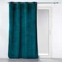 Iš kordinio velveto užuolaida mėlynos spalvos 140x260 cm Casual – douceur d'intérieur