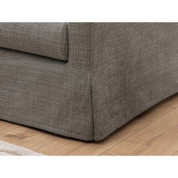 Pilkos spalvos sofa 140 cm Paphos – Ropez-image-2