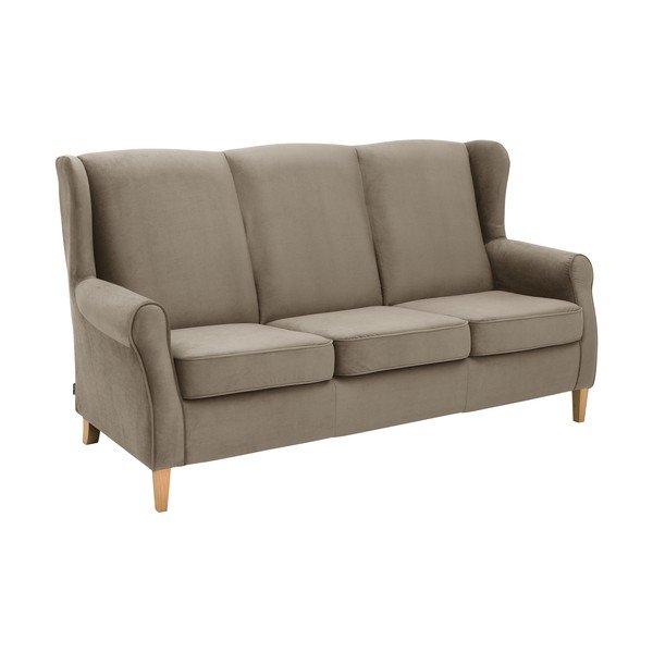 Ruda aksominė sofa Max Winzer Lorris, 193 cm-image-1