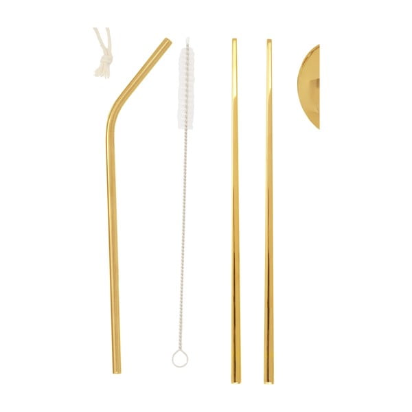Stalo įrankiai auksinės spalvos iš nerūdijančio plieno 6 vnt. Mimo – Premier Housewares-image-3