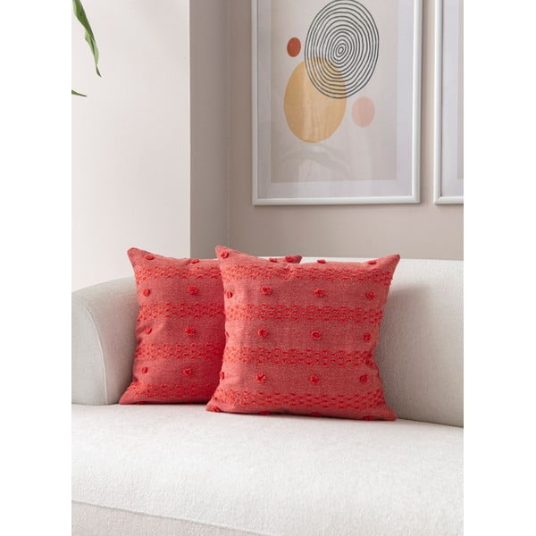 Dekoratyviniai pagalvių užvalkalai 2 vnt. 43x43 cm Tuffet – Mioli Decor-image-1