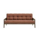 Oranžinė sofa lova 204 cm Grab - Karup Design