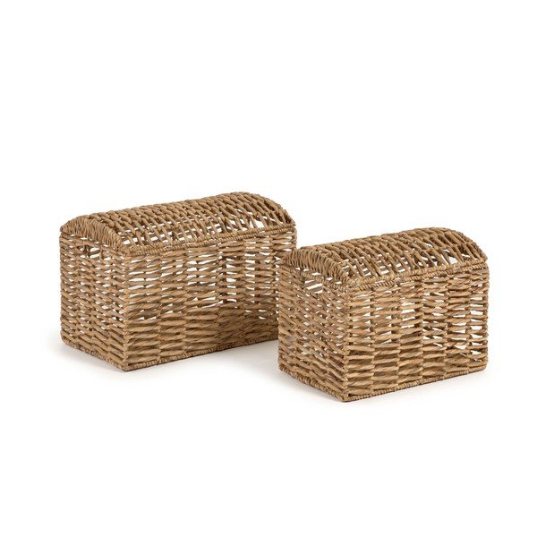 Iš vandens hiacinto krepšiai 2 vnt. 60x37x40 cm Xuliana – Kave Home