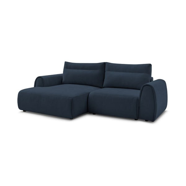 Kampinė sofa tamsiai mėlynos spalvos Aden – Bobochic Paris-image-3