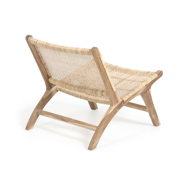 Natūralios spalvos austas krėslas Beida – Kave Home-image-4