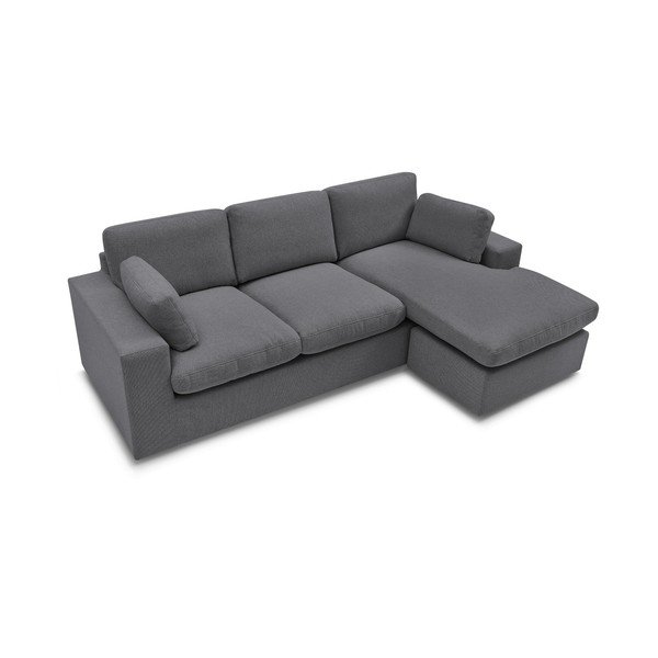 Tamsiai pilkos spalvos kampinė sofa Belair – Bobochic Paris-image-3
