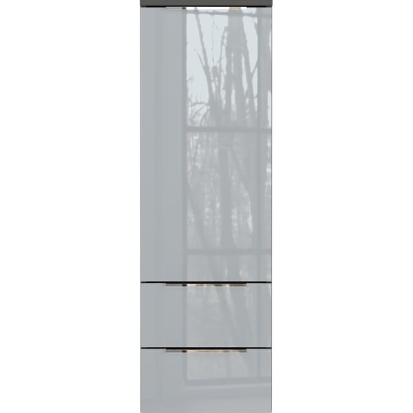Aukšta/pakabinama vonios daiktadėžė pilkos spalvos 36x111 cm Vasio – Germania