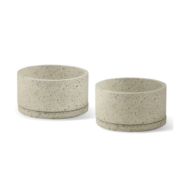 Iš betono vazonai 2 vnt. ø 30 cm Terrazzo – Bonami Selection