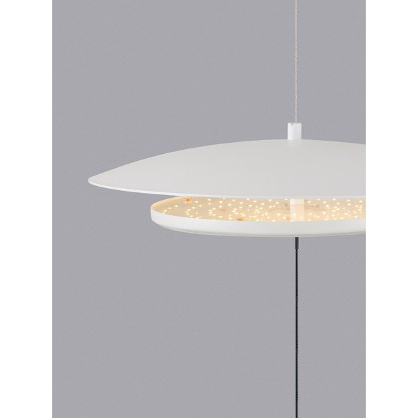 Matinės baltos spalvos iš aliuminio pastatomas šviestuvas LED su pritemdymo funkcija (aukštis 370 cm) Olos – Nova Luce-image-2