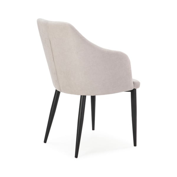 Šviesiai pilkos spalvos iš audinio valgomojo kėdžių komplektas 2 vnt. Nadi – Marckeric-image-3