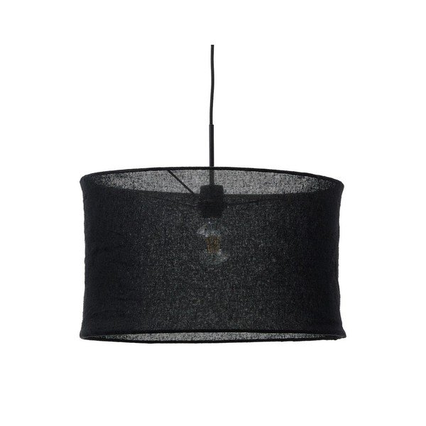 Juodos spalvos šviestuvo gaubtas ø 50 cm Mariela – Kave Home