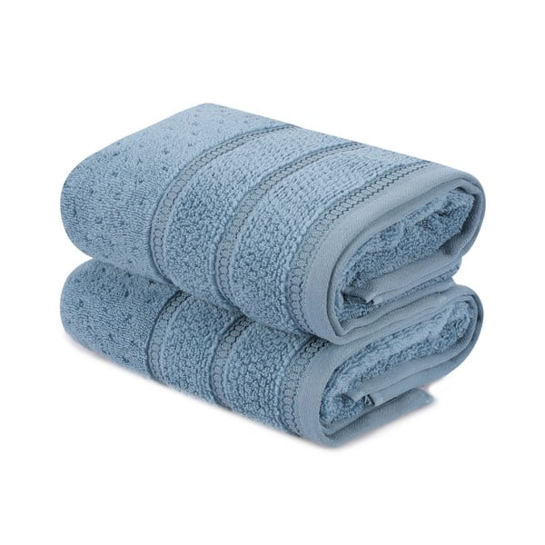 2 mėlynų rankšluosčių rinkinys Foutastic Arella, 50 x 90 cm-image-2