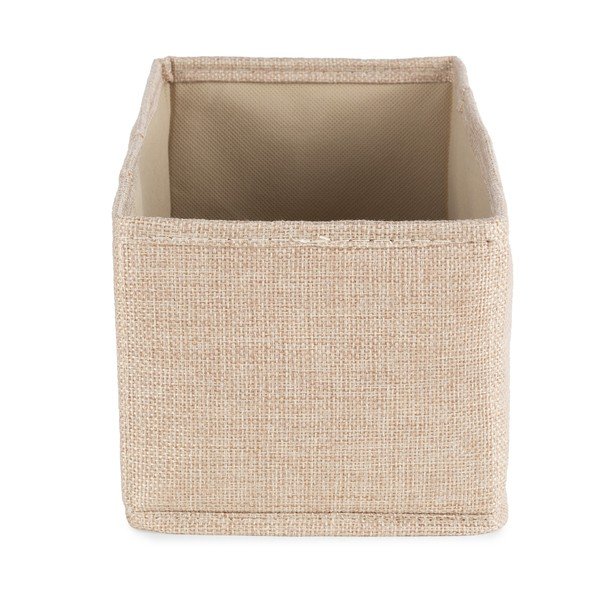 Smėlio spalvos iš tekstilės daiktadėžė 28x12x12 cm Sandy – Compactor-image-3