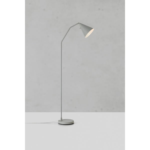 Pilkos spalvos pastatomas šviestuvas LED su pritemdymo funkcija (aukštis 144 cm) su metaliniu gaubtu Funil – Markslöjd-image-4