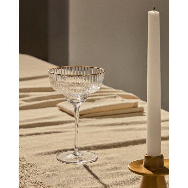 Stiklinė šampanui 280 ml Ayan – Kave Home-image-1