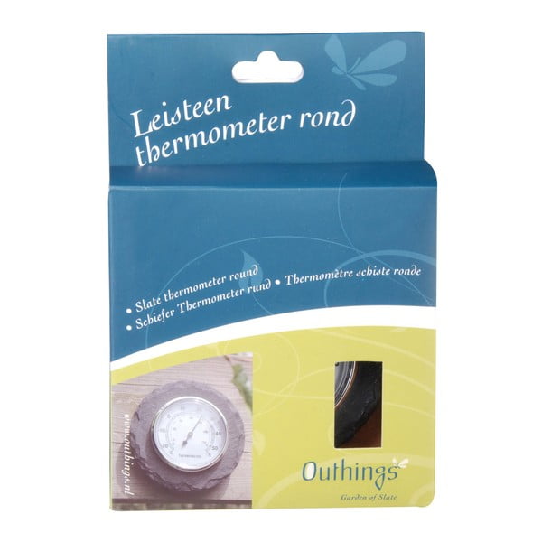 Sieninis termometras iš skalūno Esschert Design, Ø 10 cm-image-2