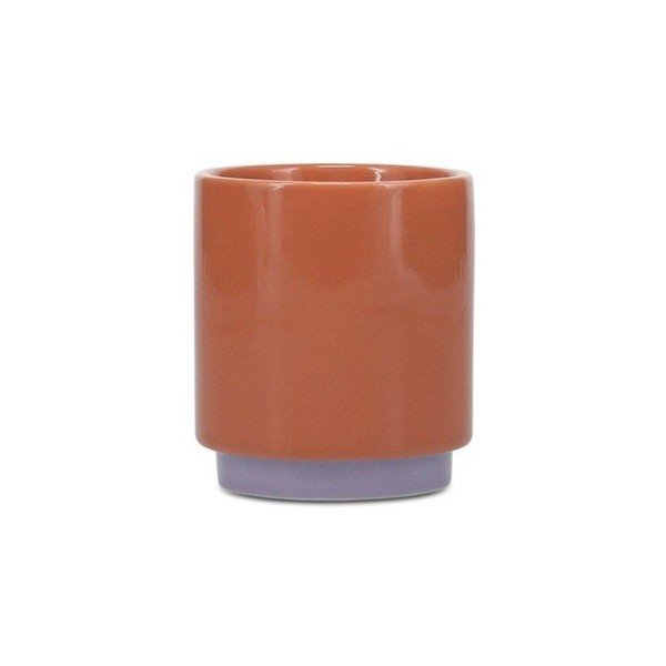 Oranžinės spalvos/violetinės spalvos iš molio puodelis 130 ml Duo – ONA