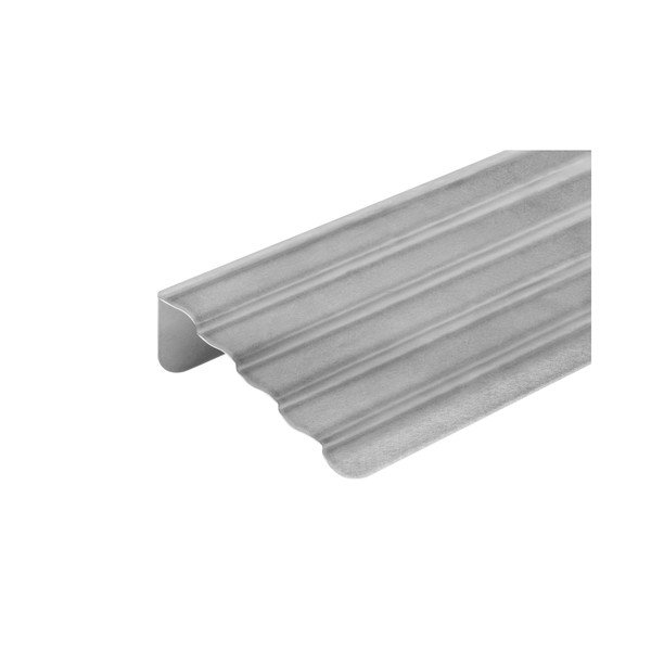 Sidabrinės spalvos iš metalo sieninė lentyna 50 cm Olbi – noo.ma-image-4