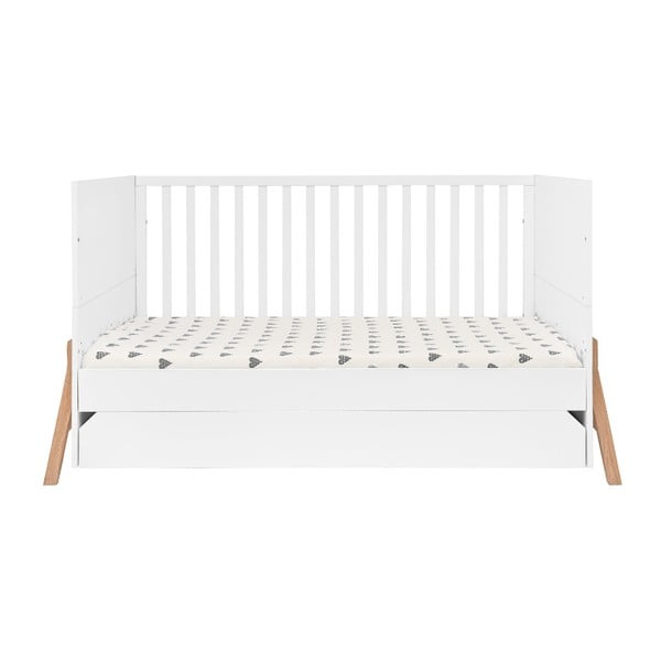 Balta vaikiška lovelė su stalčiumi BELLAMY Lotta, 70 x 140 cm-image-4