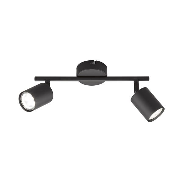 Iš metalo taškinis šviestuvas juodos spalvos LED 8x30 cm Vano – Fischer & Honsel
