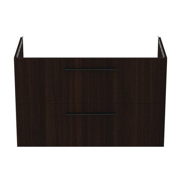 Pakabinama spintelė po kriaukle tamsiai rudos spalvos iš ąžuolo 100x63 cm i.Life B – Ideal Standard-image-2