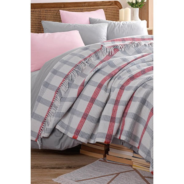 Pilkos spalvos lovatiesė 180x220 cm Warm Soft – Mijolnir-image-2