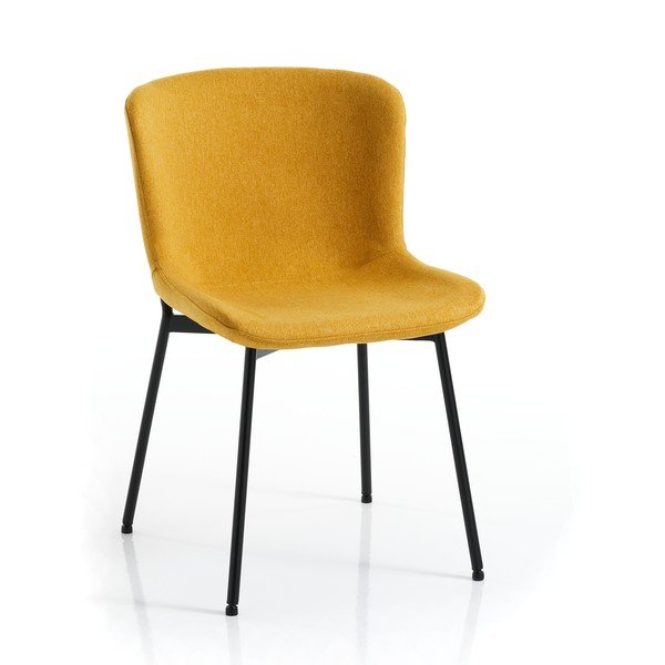 Ochros spalvos valgomojo kėdės 2 vnt. Snug – Tomasucci