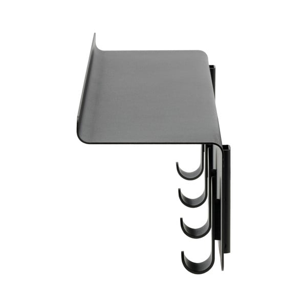 Juodos spalvos iš plieno sieninė lentyna su lentyna 11,5 cm A-Hallway – Zone-image-4