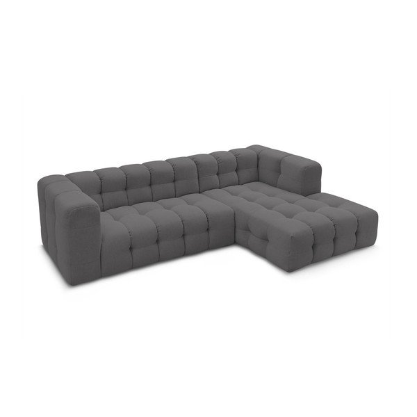 Kampinė sofa pilkos spalvos (su dešiniuoju kampu) Cloud – Bobochic Paris-image-4