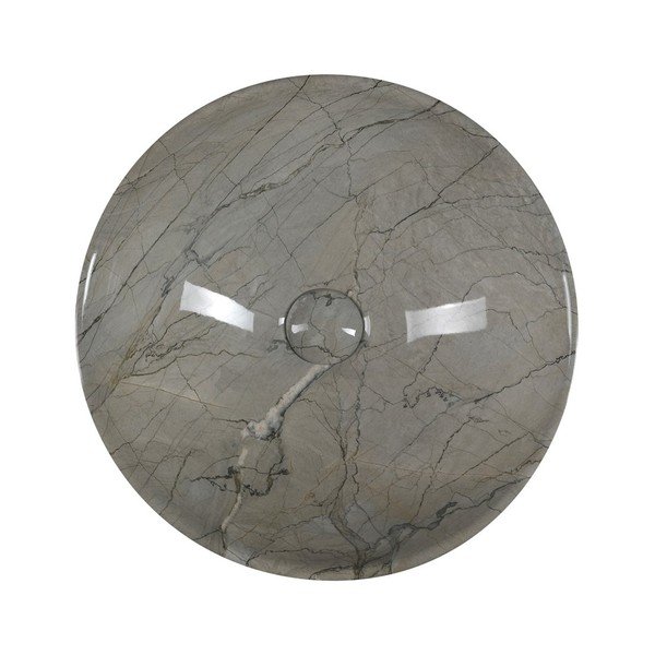Iš keramikos apvalios formos praustuvas pilkos spalvos ø 42 cm Dalma – Sapho-image-2