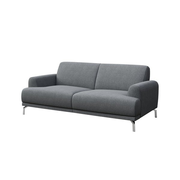 Šviesiai pilka sofa MESONICA Puzo, 170 cm-image-2